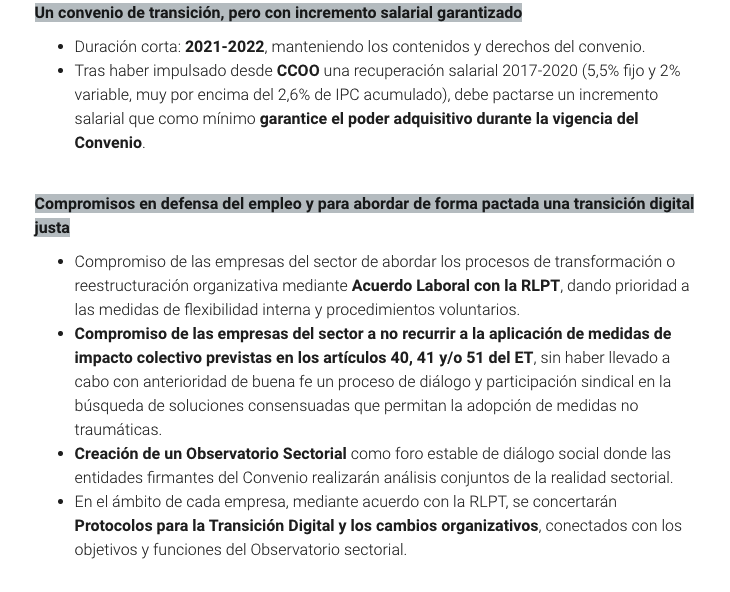 CCOOCarrefour's tweet photo. Semana clave en la negociación del Convenio de Grandes Almacenes

 https://t.co/ym6w10ICi2

@ANGED_es  tiene la pelota en su tejado, y debe demostrar si quiere un Convenio en estos términos y por tanto a @ComercioCCOO como firmante del mismo. 

Seguiremos informando. https://t.co/EmhrRq9iw5