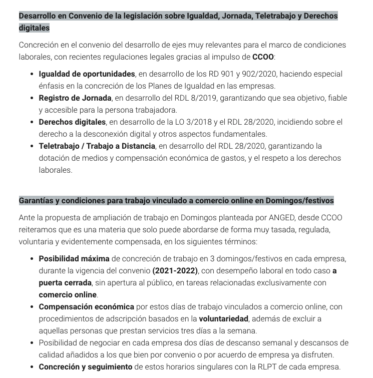CCOOCarrefour's tweet photo. Semana clave en la negociación del Convenio de Grandes Almacenes

 https://t.co/ym6w10ICi2

@ANGED_es  tiene la pelota en su tejado, y debe demostrar si quiere un Convenio en estos términos y por tanto a @ComercioCCOO como firmante del mismo. 

Seguiremos informando. https://t.co/EmhrRq9iw5