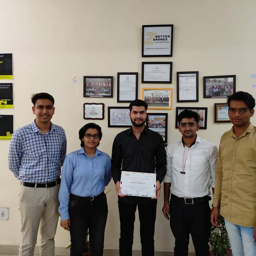 Betterdrones1's tweet photo. Malik Firdous recently got certified as #Aerial #Drone #Mapping #Pilot with @Betterdrones1 
Congratulations and all the best for your future endeavours. 

Do you want to Become a Certified Drone Pilot? Contact us for registration at info@betterdrones.in

#betterdrones #training https://t.co/i2mFYn5eFt