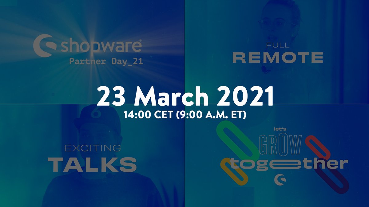 HamannSebastian's tweet photo. Looking forward to tomorrow, because then starts our Shopware Partner Day with @BenMarks @seilex_ @BorysSkraba @eisereht @elkmod 
Today last chance to register: https://t.co/mCni9v1tqB #shopware https://t.co/1bujkZGIi3