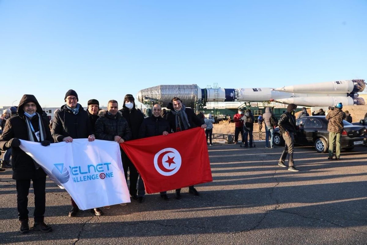 MayaLamouchi's tweet photo. Félicitations à la #Tunisie 🇹🇳 pour le lancement de son premier satellite #ChallengeOne par la fusée russe #Soyuz-2 🇷🇺 aujourd'hui, le 22 mars 2021! https://t.co/lcw3z8JWrD