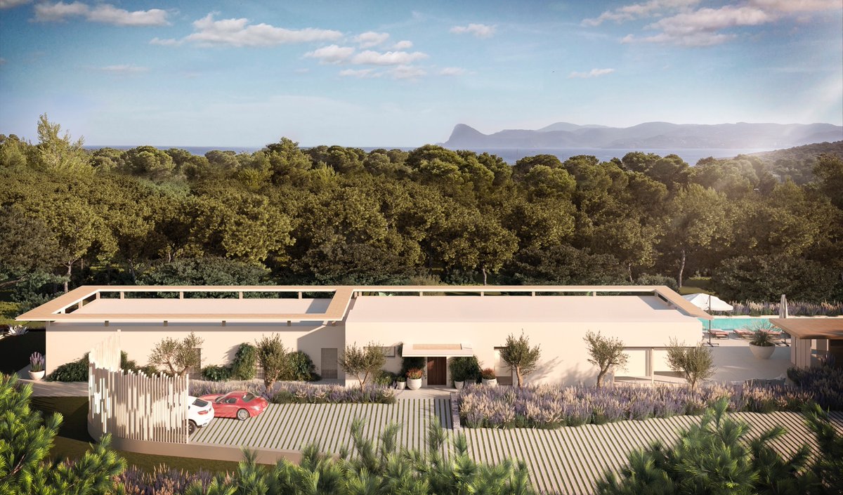 SimplyMatthews's tweet photo. We can't wait for the travel ban to be lifted, so we can walk site and check on the progress on our Ibiza project. #smarthome #lutron #knx #control4 #ibiza https://t.co/Am9MdhVfEI