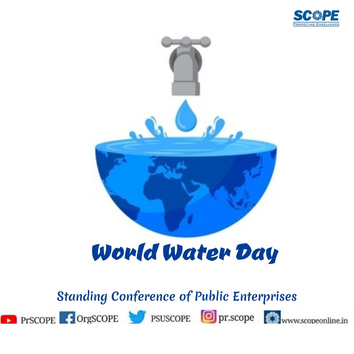 PSUSCOPE's tweet photo. Conserving every drop is conserving our future...#WorldWaterDay2021 #ValuingWater #SaveWaterSaveLife https://t.co/2ER1PuZkwG