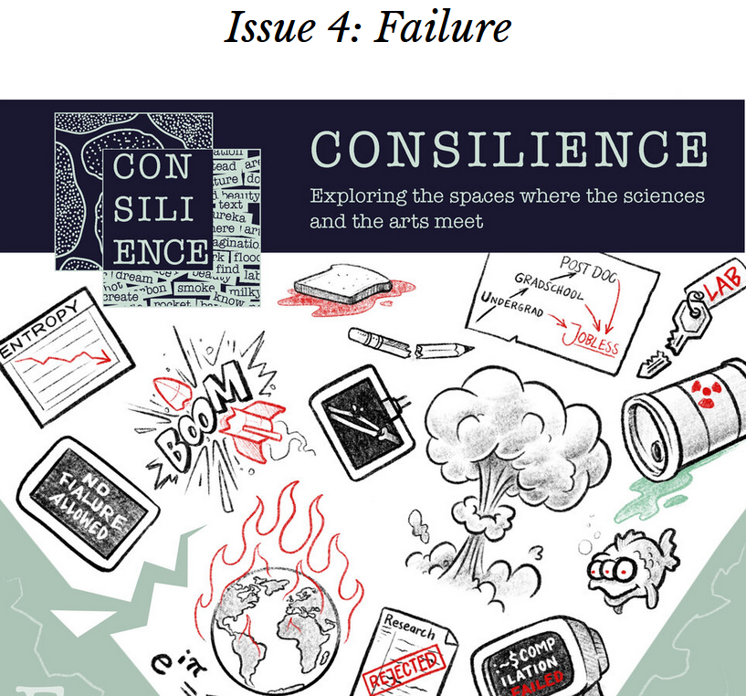 and we are LIVE with issue 4 of #Consilience, bringing you #science #poetry and #sciart on the fascinating topic of #failure - check it out @ consilience-journal.com/issue-4

#SciComm #PoetryJournal #journal #WorldPoetryDay