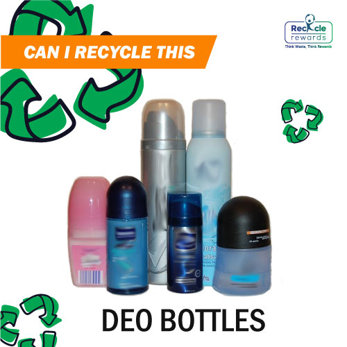 recyclerewards2's tweet photo. Yes, your Deo Bottles can be recycled and other dry waste items can be collected from your doorstep*.

#MondayMotivation #deodorant #bottles #drywastemanagement #plasticsforchange #plasticpollution #zerowaste

*Note - Currently pickup service is available only at 380058 https://t.co/xyjmJpJqbH