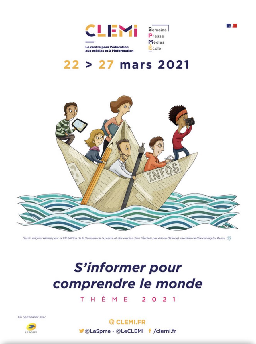CdiCite's tweet photo. Semaine de la presse et des médias 
De nombreuses ressources disponibles au CDI
#clemi #semainedelapresse https://t.co/aZ3ECjeTqD