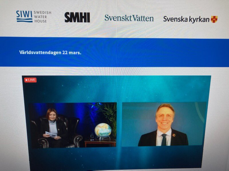 Miljöminister Per Bolund om vår rapport om läkemedelsrester i Mälaren, Vänern och Vättern under dagens seminarium om vattnets värde: Läkemedel är nödvändiga för oss människor men får effekter på ekosystemen. malaren.org/aktuellt/2021/…  #SLU #LIFE_RichWaters #Världsvattendagen