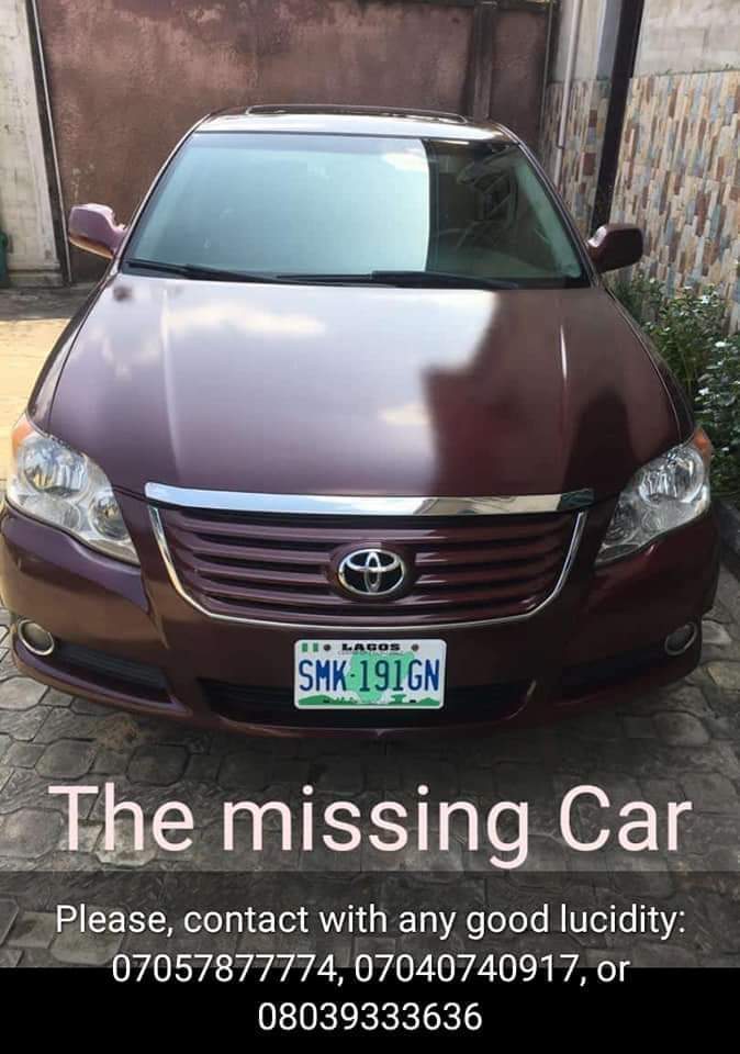 phsabithetin's tweet image. MISSING PERSON ALERT

We are still looking for ONISOKUMEN LUCKY UNUKE also known as Alskyno who just graduated from NDU and got a car loan to run Bolt with a Toyota Avalon [SMK 191 GN] in Port Harcourt.

Nothing as been heard from him since Thursday 18/3/21.

Please Retweet!