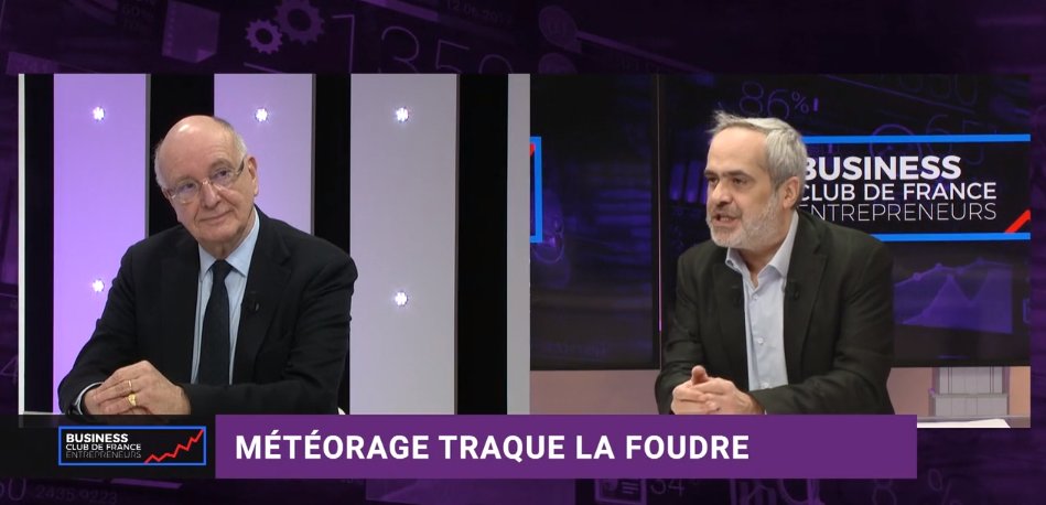 Meteorage__'s tweet photo. ⚡️@Meteorage__  traque la foudre ⚡️
🎙 L'interview inédit de Dominique Lapeyre de Chavardès, président de Météorage sur le plateau du 
@BClubdeFrance
▶️ https://t.co/cWlCCXQ1NP https://t.co/it4yDscNCA