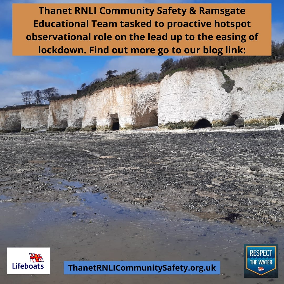 Thanet_CommSafe's tweet image. Our RNLI Community Safety Crews have been out and about over the weekend in a proactive observational role.  Find out more about this initiative:
thanetrnlicommunitysafety.org.uk/rnli-community…

@RamsgateRNLI #BeCoastSafe #BeBeachSafe #RespectTheWater #COVID19 #lockdown2021