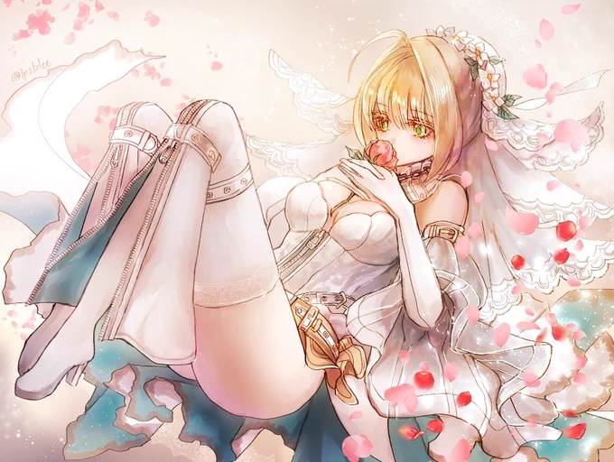 嫁ネロちゃんも引きたいです。
#fgo 