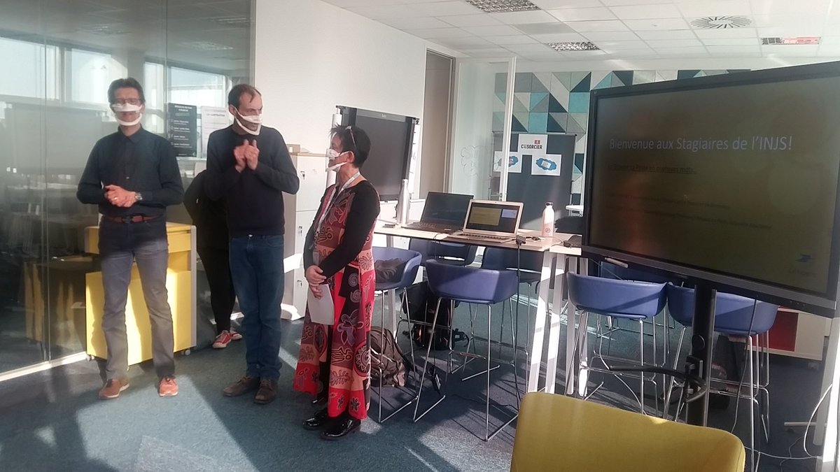 [Stage de 3ème interentreprises] 5 entreprises  de notre réseau <a href="/GroupeLaPoste/">La Poste Groupe</a> <a href="/Cdiscount/">Cdiscount</a>  <a href="/AdeccoFrance/">Adecco France</a> <a href="/capgeminifrance/">Capgeminifrance</a> <a href="/BNPP_PF/">BNP Paribas 𝙋𝙚𝙧𝙨𝙤𝙣𝙖𝙡 𝙁𝙞𝙣𝙖𝙣𝙘𝙚</a> accueillent cette semaine 7 élèves sourds ou malentendants scolarisés à l'INJS de Bordeaux. C'est parti pour la 1ère journée <a href="/GroupeLaPoste/">La Poste Groupe</a>