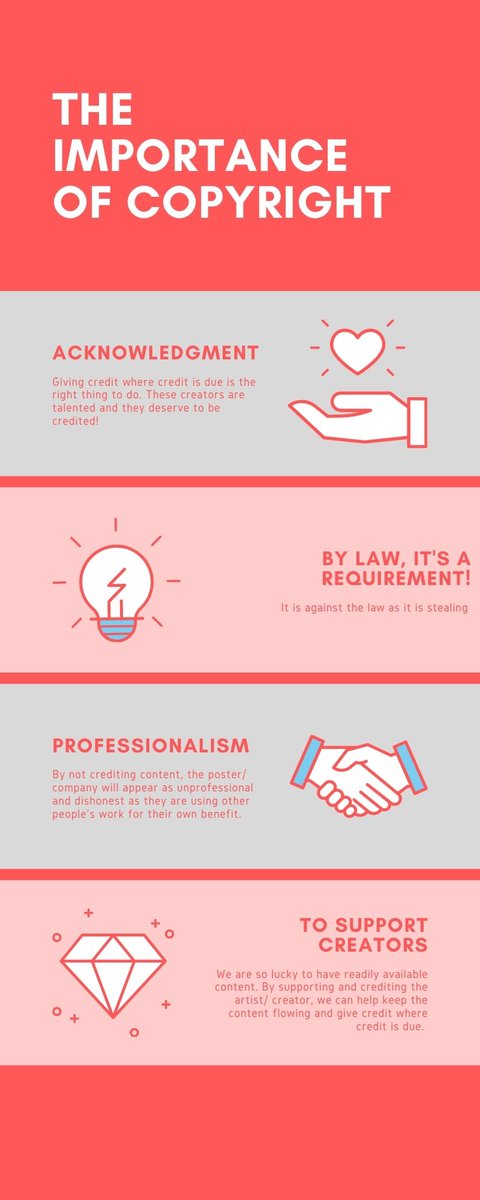 AshlynCroft11's tweet photo. The importance of Copyright. By @kiarabab and @MichelleSant24 #ALM101 https://t.co/3U3Qm4SFiU