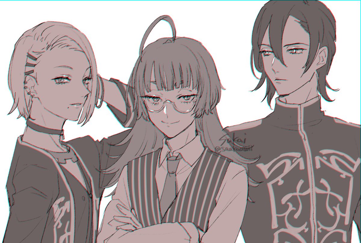 「クォーツ3年rkgk 」|サカイのイラスト