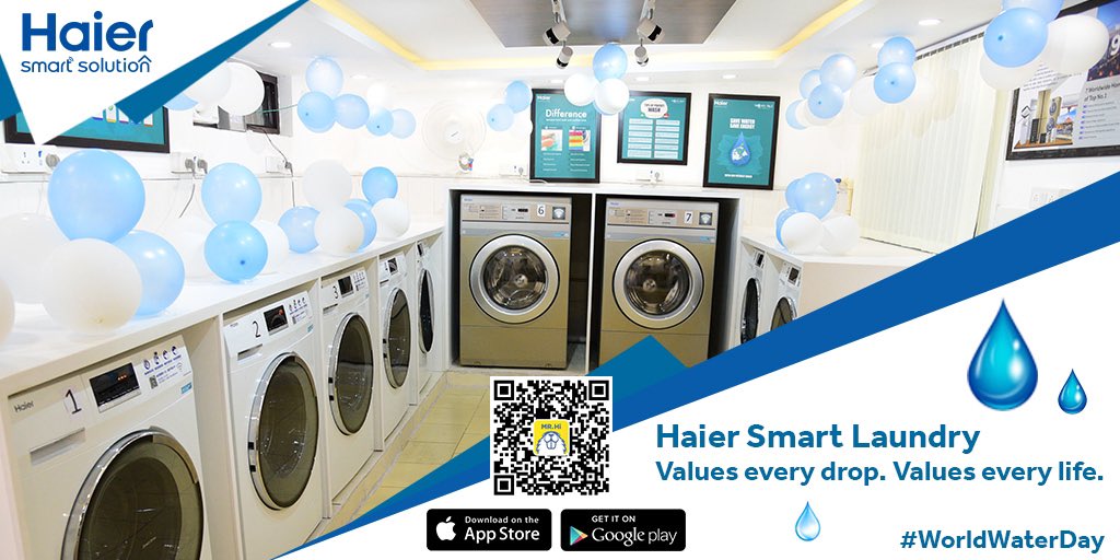 IndiaHaier's tweet photo. Built on an eco-friendly design, the #Haier Smart Laundry is a responsible washing solution that saves water owing to its low water consumption efficiency.
#SaveWaterSaveLife #WorldWaterDay #WaterDay2021 #SmartWashingMachine #HaierLufeBetterLife #SmartLiving #InspiredLiving https://t.co/XBDI9GpG2a