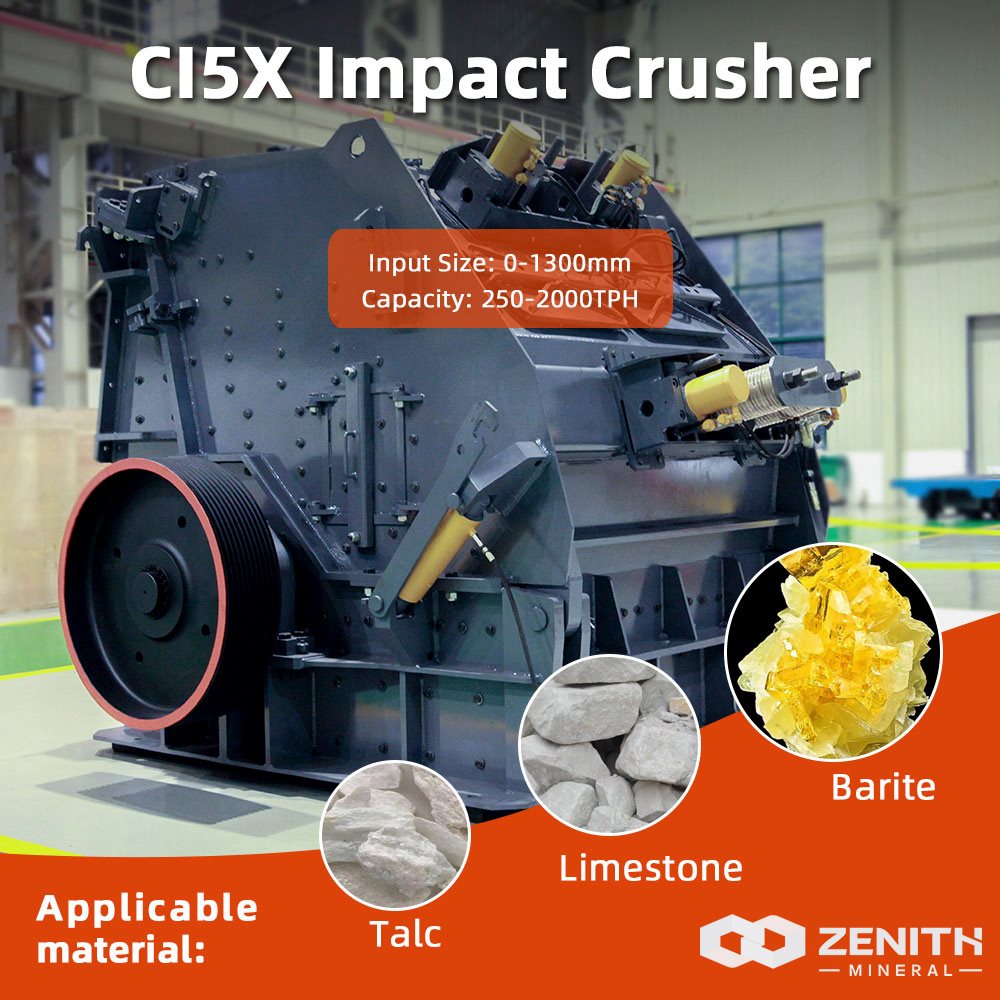 ShanghaiZenith's tweet photo. CI5X Impact Crusher meets the customer's needs of high profits, low costs, and energy saving. And it's widely used in mining, smelting, building materials, highways, railways, water conservancy and chemical. 
Price of CI5X pls click https://t.co/rBfFJvl9kx https://t.co/DbGfh7DSGL