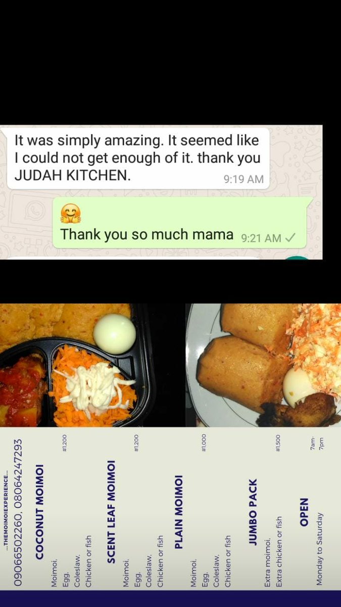 GeorgeOluchi's tweet photo. Happy New Week from Judah kitchen... 

#the
#moimoiexperience
#judahkitchen

Pls repost, my customer may be on your timeline... https://t.co/NjwRaghyxv