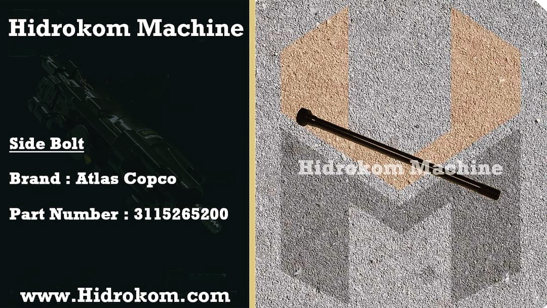 hidrokom's tweet photo. Atlas Copco Drifter Side Bolt 3115265200 Spare Parts. For more information please visit https://t.co/Fj2qgqvrjV
#hidrokom #AtlasCopco #sandvik #drillingmachine #rockdrills #tamrock #montabert #ankara #turkey #undergroundmining #mining https://t.co/h5lUhh2thj