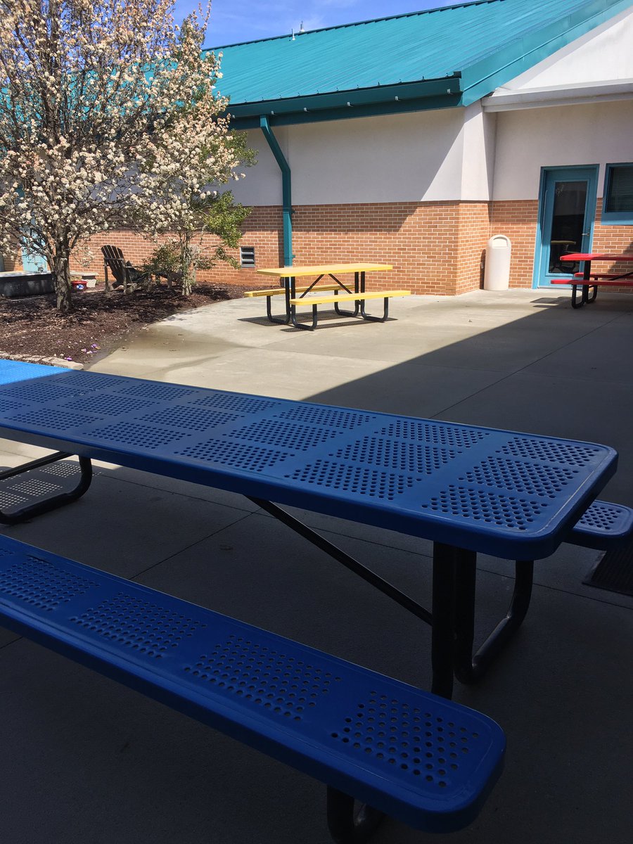 Check out our sparkling  new power washed courtyards! Thank you Greg &amp; Sterling at N2NPower Washing  for volunteering to brighten up this space for children &amp; teachers!