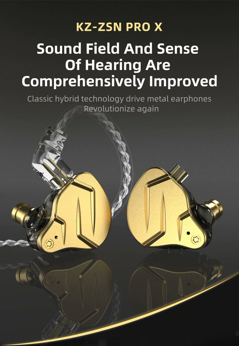 MissAudio2's tweet photo. KZ ZSN PROX
Driver:1BA+1DD
2Pin  connector
Discount price:$19.43 - 20.40
https://t.co/gsP6ELbOxE https://t.co/WDw8DFbcUF