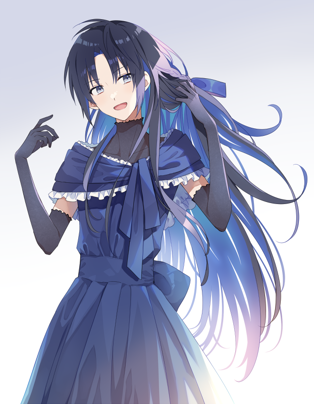 「女装 黒髪お嬢様のやつ 」|たやこのイラスト
