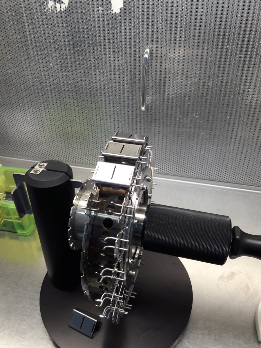 DrMcTest's tweet photo. Its been so long #OverAYear I decide to take some snaps of loading the TritonPlus thermal ionisation mass spectrometer #TIMS @MIsotopia. 2moro I will be happily running #stableNd isotopes https://t.co/R9ksvBWCNv