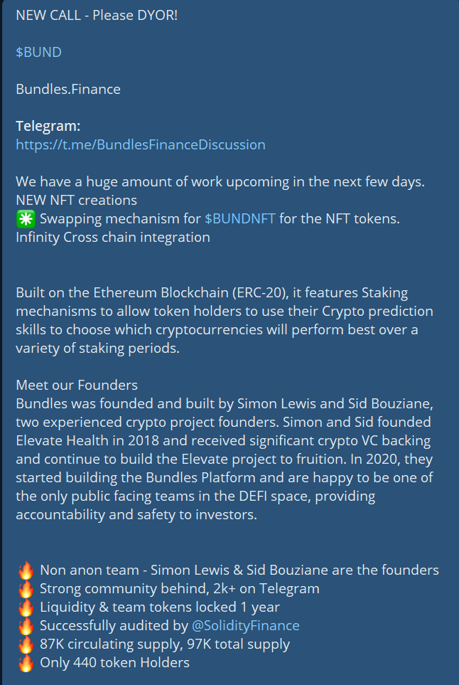 iammycatmia's tweet photo. Our new call is $BUND @BundlesFinance 

https://t.co/H3S4KQeTb0

Group: https://t.co/8Xz9oIBoW5 https://t.co/FVLUHV5RMB