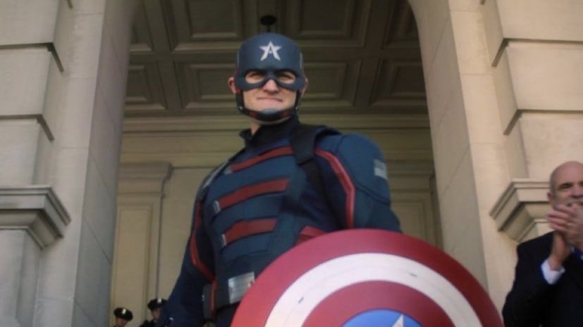 lucyhicksonx's tweet photo. Anyone else think the new Captain America looks like Chesney from Corrie ? #marvel #CaptainAmerica #FalconAndWinterSoldier https://t.co/spdemdneKB