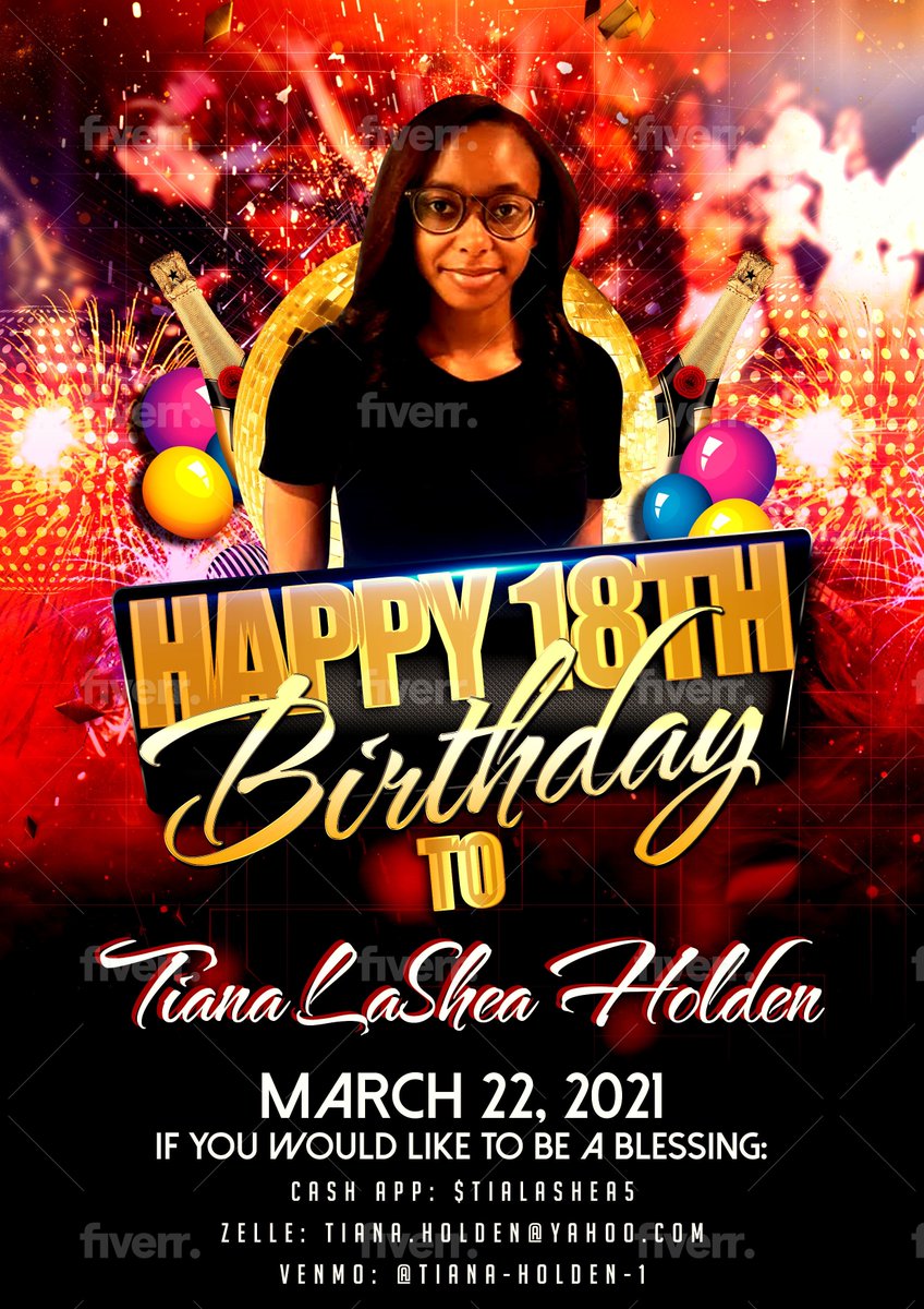 tstoot's tweet photo. Happy 18th Birthday to my baby Princess Tiana. https://t.co/ZRdCYVYN7F