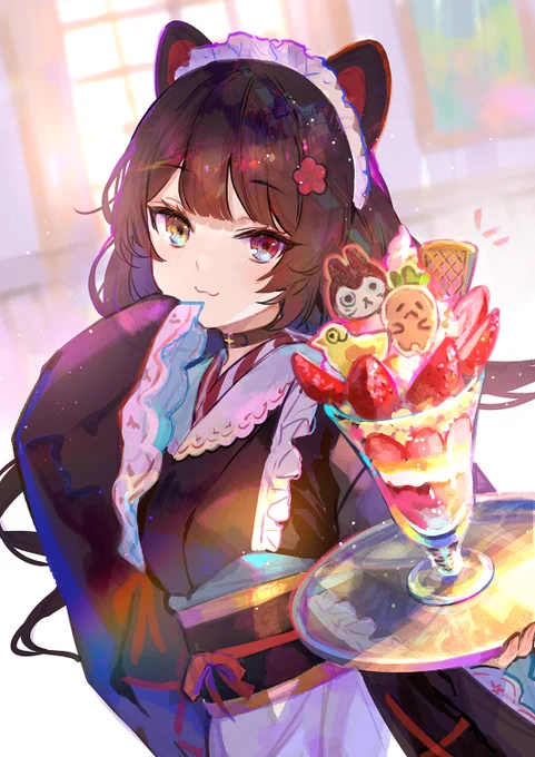さんばか2周年おめでとう?
 #絵ンジュ #いぬいらすと #ヘル絵スタ 