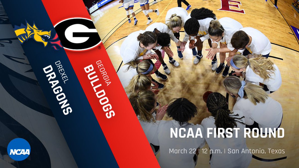 DrexelUniv's tweet image. GAME DAY!

@DrexelWBB will meet Georgia at 12 p.m. in the first round of the 2021 NCAA Women's Basketball Championships. The game can be seen live on ESPN2.

Because the madness can't wait. #GoDragons #DragonsAreDancing