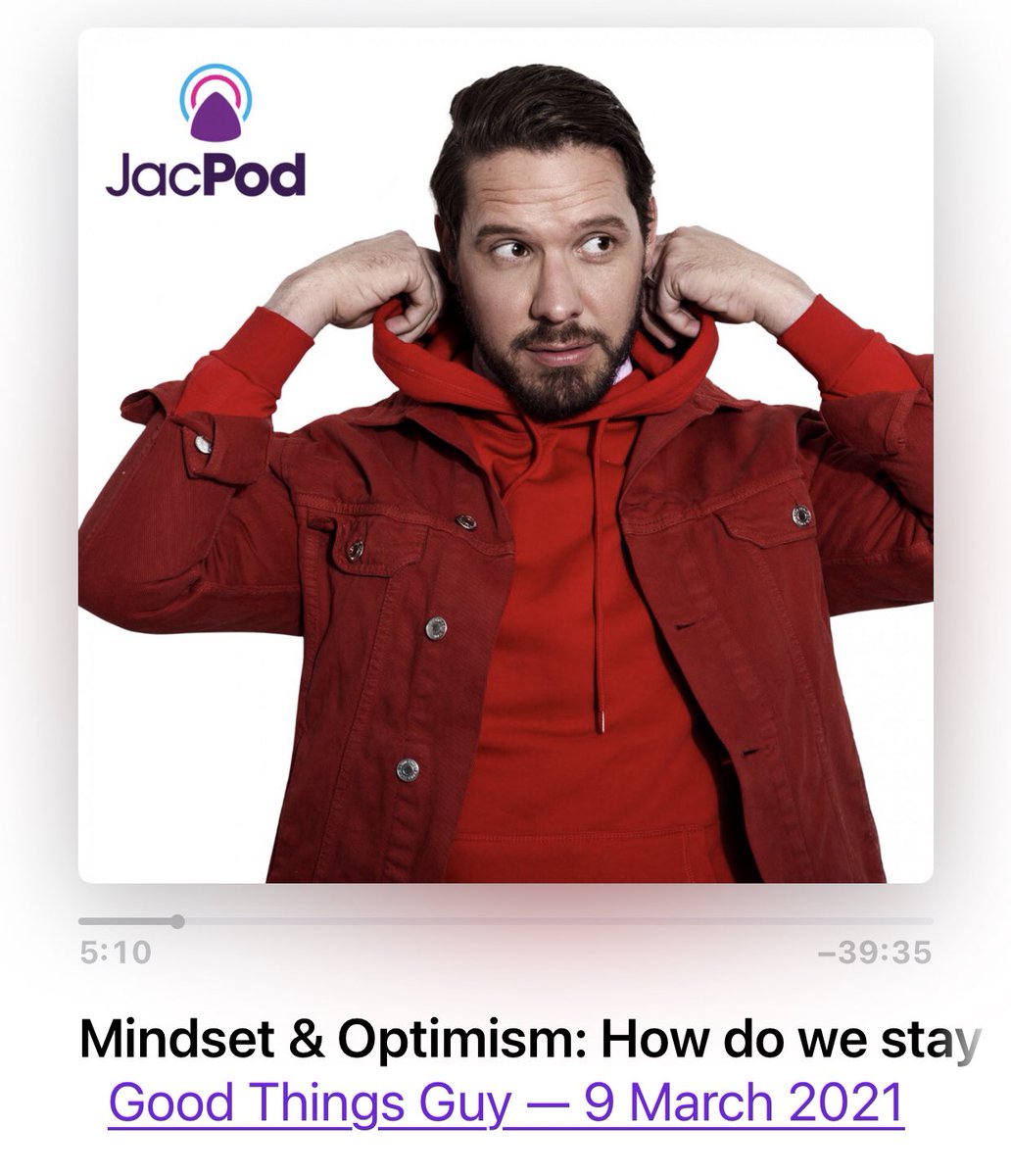 It's ok to not be ok... 2021 has taught us so much, but perhaps we need to find peace in the things we don't know. Embrace our off days, be honest &amp; embrace the tilt! Thanks <a href="/BrentLindeque/">Brent Lindeque</a> <a href="/GoodThingsGuy/">Good Things Guy</a> 👏🏼🌸🌈 #SelfCare #JacPod