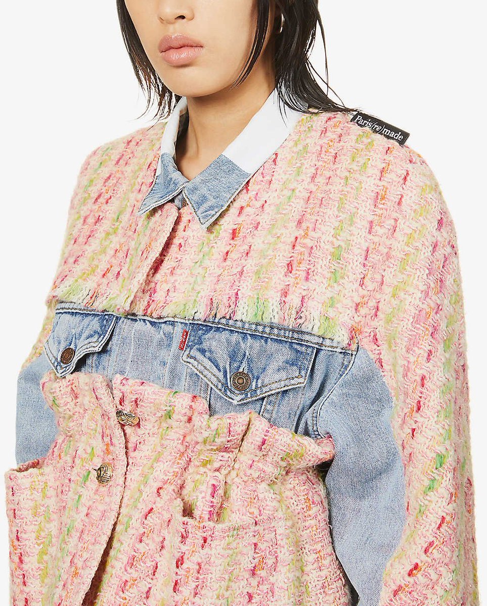 Selfridges's tweet image. The love child • @1offparis transforms vintage icons from Chanel and Levi&apos;s, reworking their muted tweed and perfectly lived-in denim to create unique exclusive pieces for #Selfridges at the link #ProjectEarth selfridg.es/55608