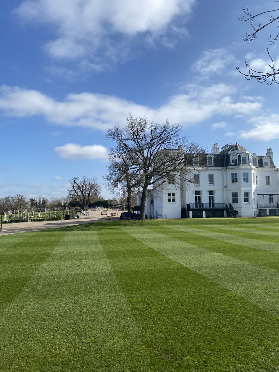 Beautiful day for it #groundsman #grass