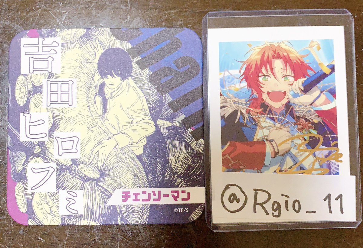Rgio_11's tweet photo. @soramame2750619 こんばんは。検索から失礼致します。
当方【アートコースター:吉田ヒロフミ】を1枚所持しております。同種になりますが、こちら【アートコースター:パワー(歯磨き)】1枚との交換は可能でしょうか？
ご検討のほどよろしくお願い致します。☆
(ちなみに裏面も特に傷などはありません) https://t.co/NdmdCVLnep