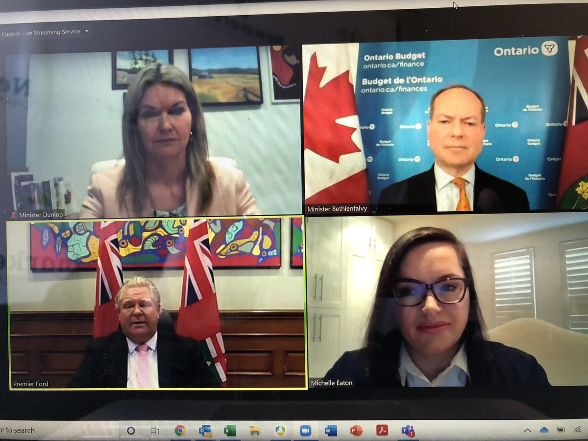 CY_Chamber's tweet photo. Glad to join the @OntarioCofC conversation with #ONGovernment @fordnation, @PBethlenfalvy and @JillDunlop1 to kick off #OCCAdvocacyWeek today. https://t.co/t0YE4LkMMA