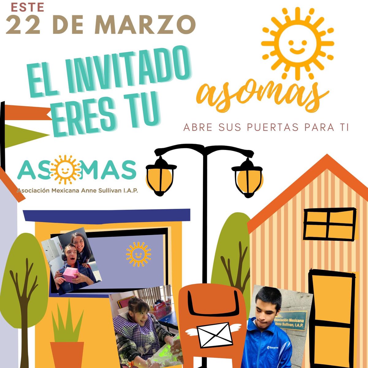 ASOMAS_IAP's tweet photo. @JAP_CDMX @JAPContigo @indiscapacidad_ @Fundacion_ONCE @fundacionTef @capacesnews @CAUSASorg hoy a las 11:00 am hora 🇲🇽 los esperamos en la Primera Clase abierta de Educación Especial impartida por #ASOMAS a través de nuestra cuenta de FACEBOOK! facebook live #educacionespecial https://t.co/d6LEMUNyOS