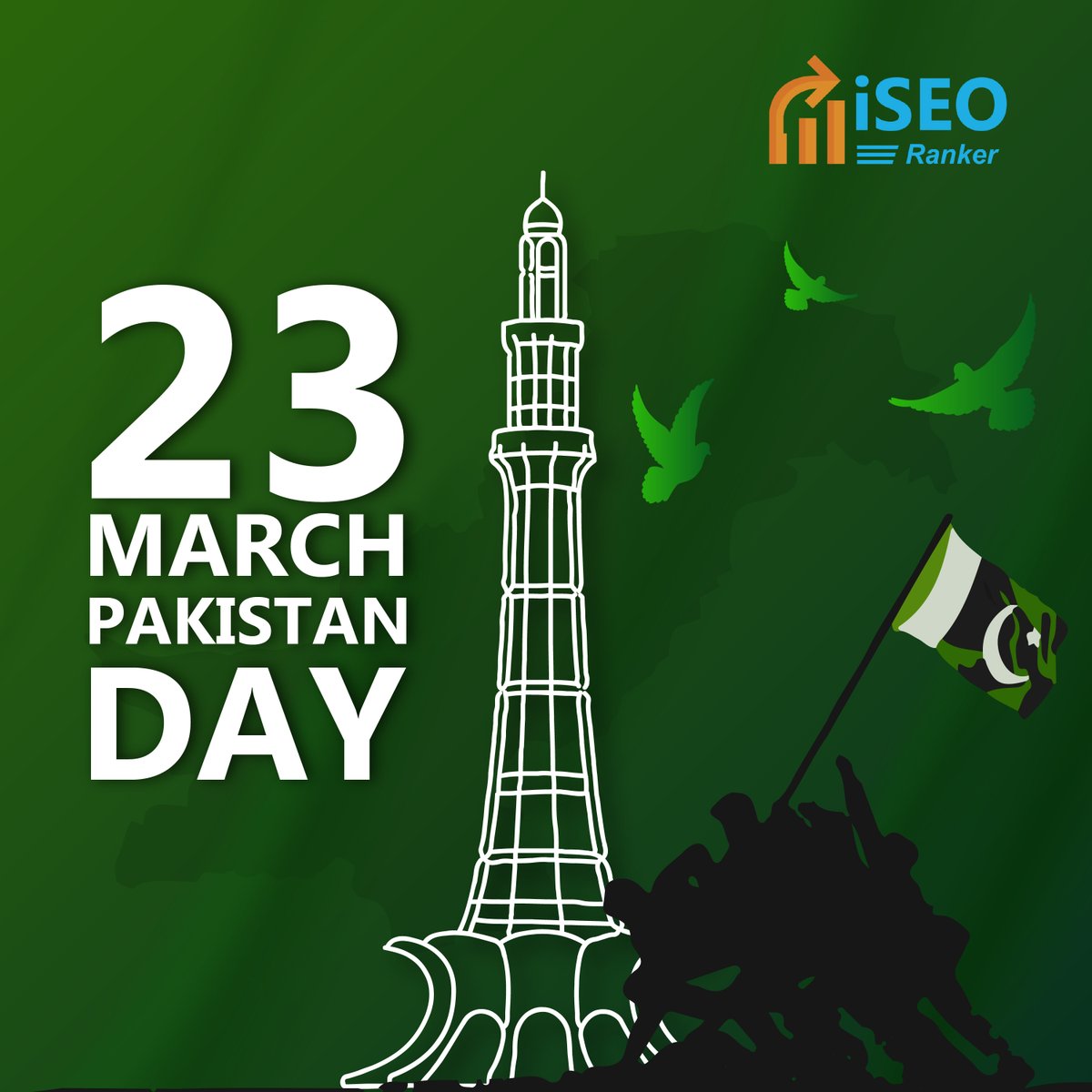 iseoranker's tweet photo. The story of Pakistan, its struggle and its achievement, is the very story of great human ideals, struggling to survive in the face of great odds and difficulties. 

-Muhammad Ali Jinnah (Founder of Pakistan)

#pakistanday  #23RdMarch  #lahore #pakistanzindabad https://t.co/HToeydIhyq
