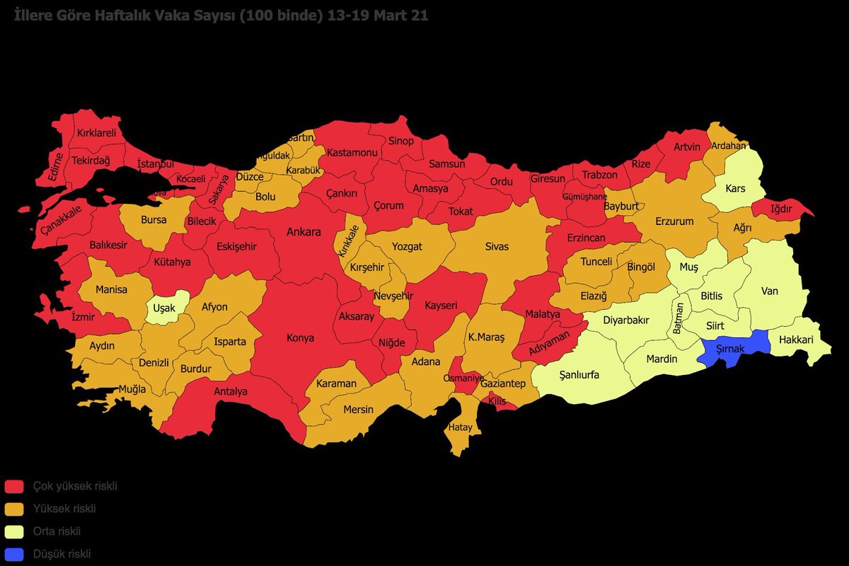 muhendisyenn's tweet photo. Öncesi ve sonrası..

2. Sınavlar yapılırsa daha da kırmızı hale dönüşebilir..
En azından vaka sayısı düşsün..

#HearTheTurkishStudents https://t.co/moNX4bnyEY