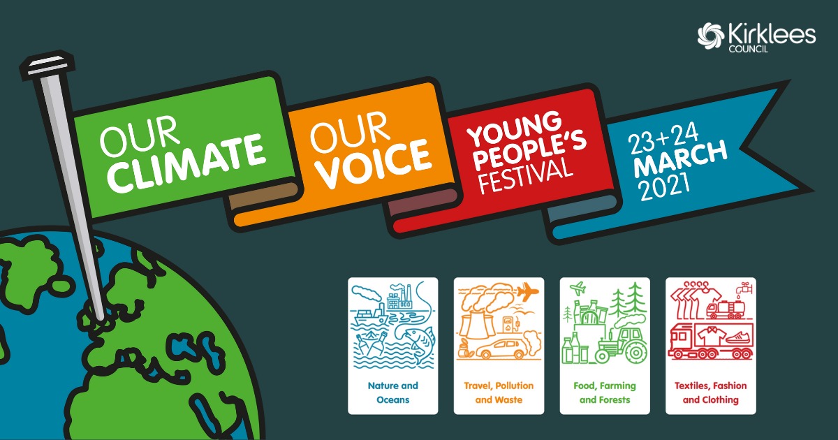 SocialProgress's tweet photo. #OurClimateOurVoice Young People's Festival with @KirkleesCouncil is 23rd and 24th March 🌎♻️ &amp; for the past few weeks #TeamSoPro have been hard at work on the technical side of the event, including the website which is now LIVE! 

Take a look: https://t.co/Qu8MNMLVIo https://t.co/wj7MLFf9Sg