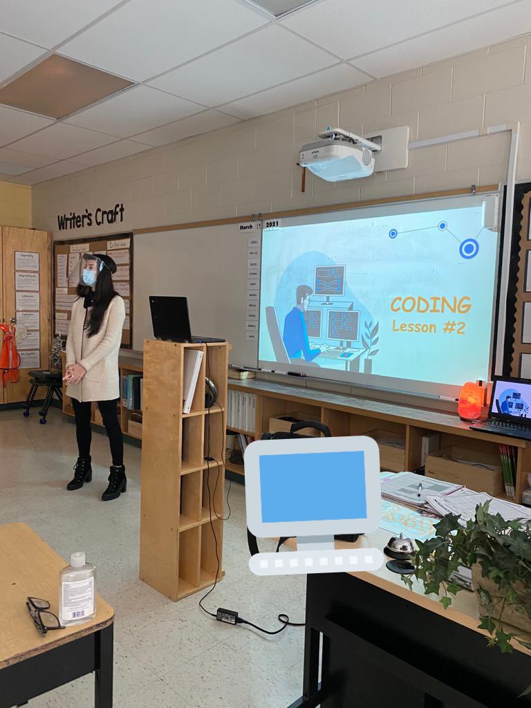 miss_greco_b's tweet photo. Last week’s lesson on coding where students learned about the main principles of coding. Students enjoyed exploring CodeMonkey, as well as creating their own coding maps. #grade5 #codingisfun 👾💻 https://t.co/pdfLjBoeH7