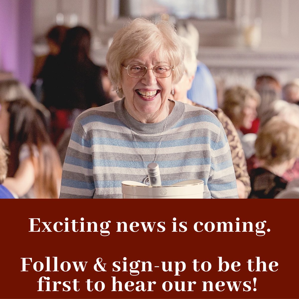 We have exciting news coming in the next few weeks.  Keep yourself and your friends updated by following our page and signing up to our email newsletter:  bit.ly/3f2LHsE