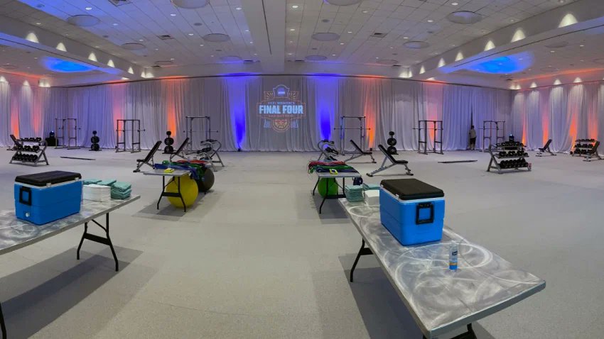 After so much criticism the NCAA WBB weight room has been redone.