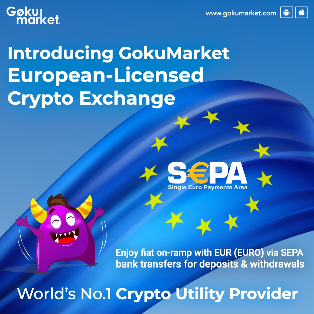 GokuMarket's tweet photo. 📣 Breaking News! @GokuMarket Exchange is #European Licensed! 🥳

#Register FREE Now 👉 https://t.co/BRmkdotUMB

💜 License adds a layer of reliability &amp; #trust
💜 #KYC &amp; AML compliance for all users
💜 Provides cryptocurrency &amp; fiat #exchange &amp; #wallets
#GokuMarket #Blockchain https://t.co/ahdzTyMK7r