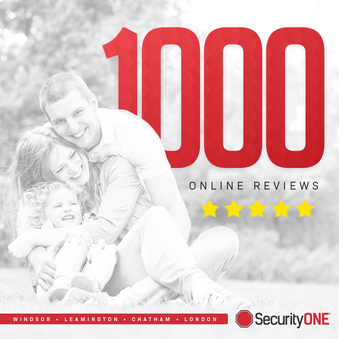 We are nothing without the amazing clients that we love to call our extended Security ONE family.

Thank you trusting us with your homes and businesses and for helping us reach 1000 online reviews!
⭐⭐⭐⭐⭐