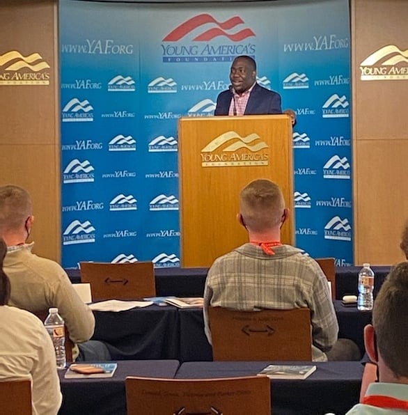 BCFOfficial_'s tweet photo. A few shots from @BCFPresident's speech at the #YoungAmericasFoundation Camp.
Reagan's "Western White House" provided the perfect backdrop!
#BCFAction https://t.co/adBhrUV48a