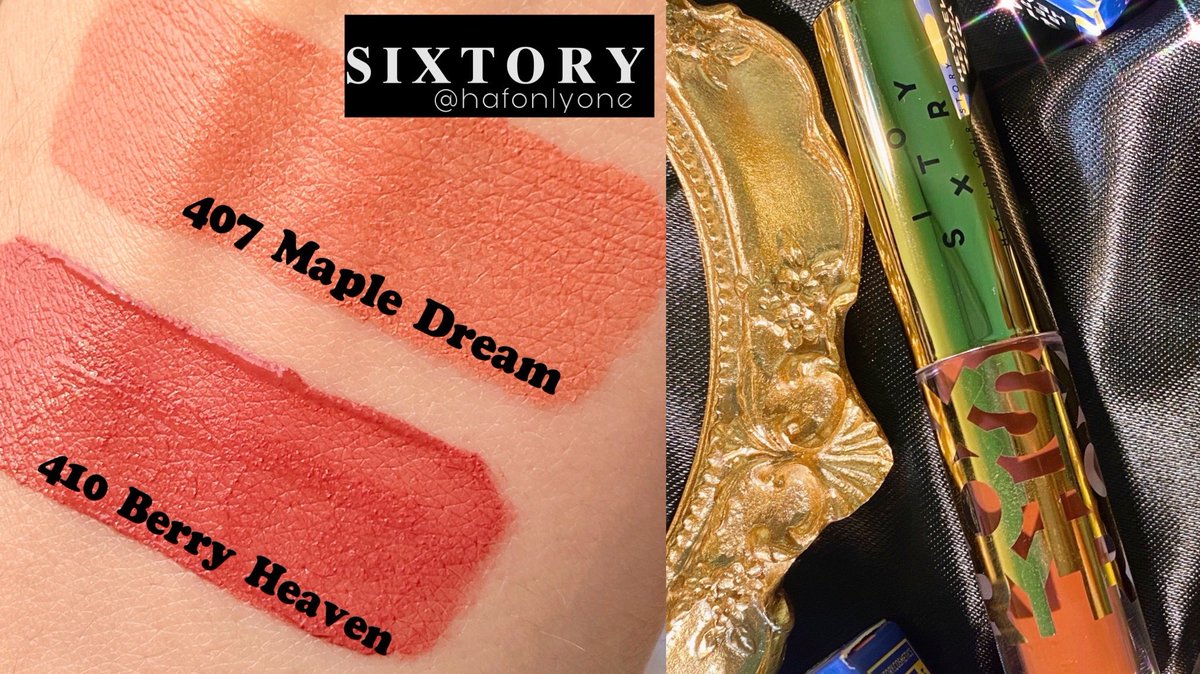 hafonlyone's tweet photo. เก๊าขอถวายใจให้ลิป SIXTORY YOUNG ✨💄⁕◞ในความเนื้อวิปครีมนุ่มนิ่มเบาสบายปากนั้น มีความติดทนระดับพระเจ้าสร้างมั่ก! สีสวยสไตล์ลูกคุณ แถมน้องเบลนง่ายลื่นปรื๊ด ปากชุ่มชื้นอิ่มจือคือทิสุด บอกเลยหนูต้องมีนะลูก! #multyshopping #sixtorythailand #ใช้ดีบอกต่อ #ไว้รีวิวห้ามขายของโว้ยย https://t.co/rl7LPrky9i