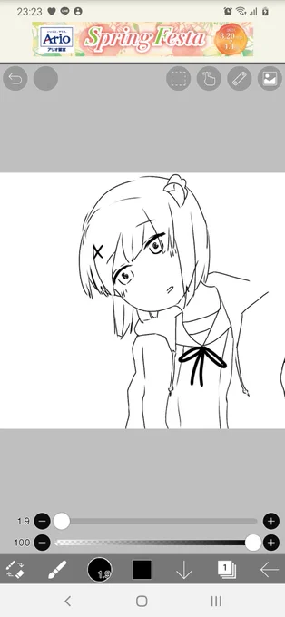 ちゃんとした絵も描こうと思って、
ちゃんと描いてるちよださんです。 