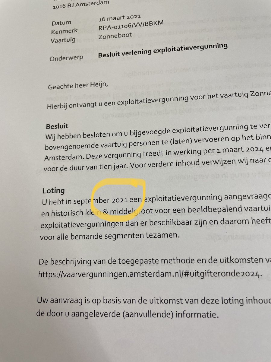 Mijn 4Yo weet zelfs dat september 2021 nog moet komen maar het extreem dure 50+ FTE dat een half jaar de tijd nam , besluiten naar conculega’s stuurde schrijft dat ik in september 2021 heb meegedaan aan de loting . Prutsamateurs . Die kunnen geen beleid maken . Geldverspilling .