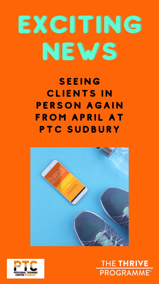 Like many of you I have been doing lots of zoom calls and seeing all my clients this way. However in April you be able to see me in person again as well as virtually. 

<a href="/centre_sudbury/">Personal Training Centre Sudbury</a>  has a really spacious room where you can feel safe and comfortable.